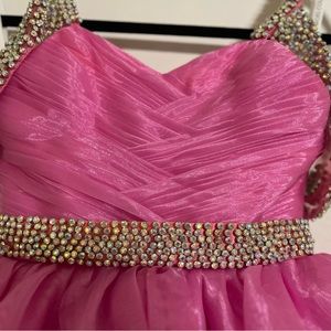 One More Couture, cotton candy pink, size 8